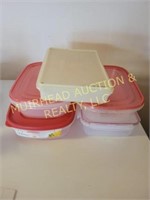 RUBBERMAID, TUPPERWARE CONTAINERS
