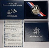 2008-S Proof Clad Bald Eagle Half Dollar - OGP