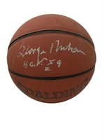 George Mikan Signed Basketball