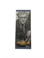 Signed John Wooden Statue Unveiling Program