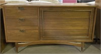 (G) Mid Century 6 Drawer Dresser 52 1/2” x 18” x