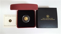 2009 Royal Canadian Mint 1/25th oz Fine Gold Coin