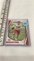 Patrick Mahomes II football card