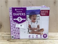 Size 5 diapers- open box