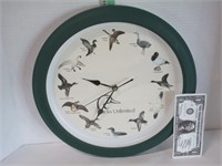 Bird Clock w/Sounds - Works - As Is - See Photo