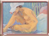 JEANNE MACDONALD NUDE PORTRAIT PAINTING