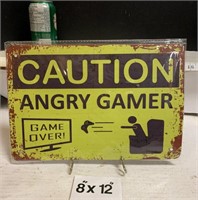 Tin sign Gamer