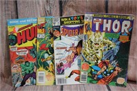Lot of Vintage Comic Books Hulk Thor Spider Woman