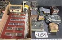 Model Train Track Scenery Buildings