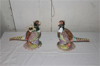 Pair of Porcelain Pheasant
