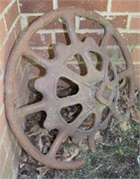 Iron Railroad Car Brake Wheel 22" Diameter