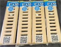 floor heat register wood new lot of 3