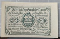 1920 German bank note