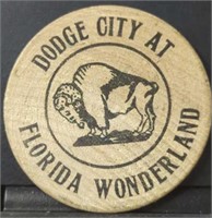 Dodge City Florida Wooden nickel