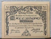 1920 German bank note