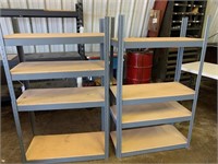 2-steel Shelf Units, 36"x30"x16"