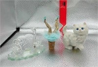 Misc Glass/Porcelain Figure Lot