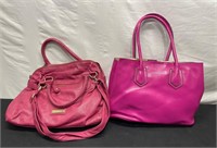 Pair Of Pink Handbags