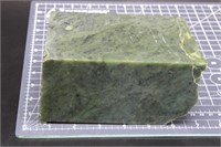 Jade block from Canada, 7 lb 8.8 oz
