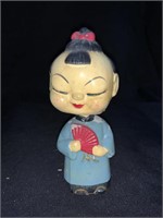 VINTAGE 6 “ ASIAN BOBBLE-HEAD LADY