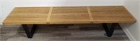 George Nelson for Herman Miller-style slat bench