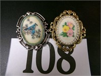 2PC BROOCHES