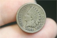 1862 Indian Head Cent