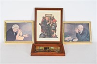 Vintage Framed Prints - Norman Rockwell, Religious