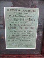Peoria,IL Opera advertising 1886