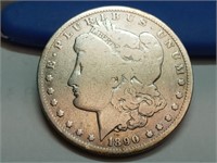 OF) 1890 O silver Morgan dollar