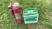 Marine/RV Battery & Fire Extinguisher