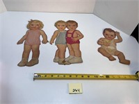 Vtg Paper Dolls