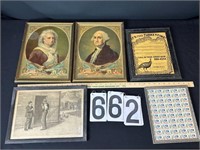 Martha & Geo Washington, Stamps, Attorney Pictures