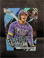 2022 Topps Fire WANDER FRANCO RC BLUE Insert