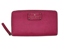 Pink Cabaret Zip Around Wallet