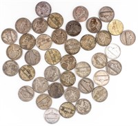 Coin 40 Silver Wartime Jefferson Nickels AVG. Cir.