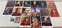 17pc Signed Star Trek Deep Space Nine Photographs