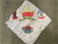 Vintage Texas Lone Star State Tapestry Scarf