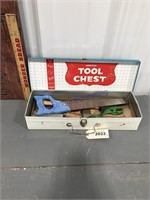 American Toy tool chest w/ tools