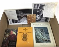 Assorted Dalai Lama Photographs, Books