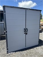 Suncast vertical 6x4 shed - assembled