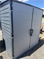 Suncast vertical 6x4 shed - assembled