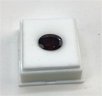 6.00ct AVG 14x10 oval garnet