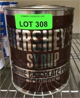 8 Lb. Can of Hershey Chocolate Syrup