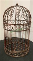 14 inch tall faux birdcage - 8 inches wide(1244)