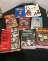 Miscellaneous books - collector books, watches,