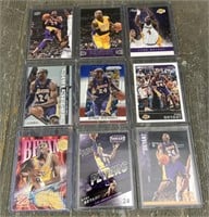 (9) Kobe Bryant Cards