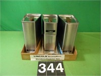 Lincoln Beauty Ware Stainless Canister Set