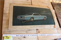 Corvair poster some damage