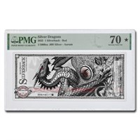 2022 Silverbacks Silver Dragons Ms-70* Pmg (red)